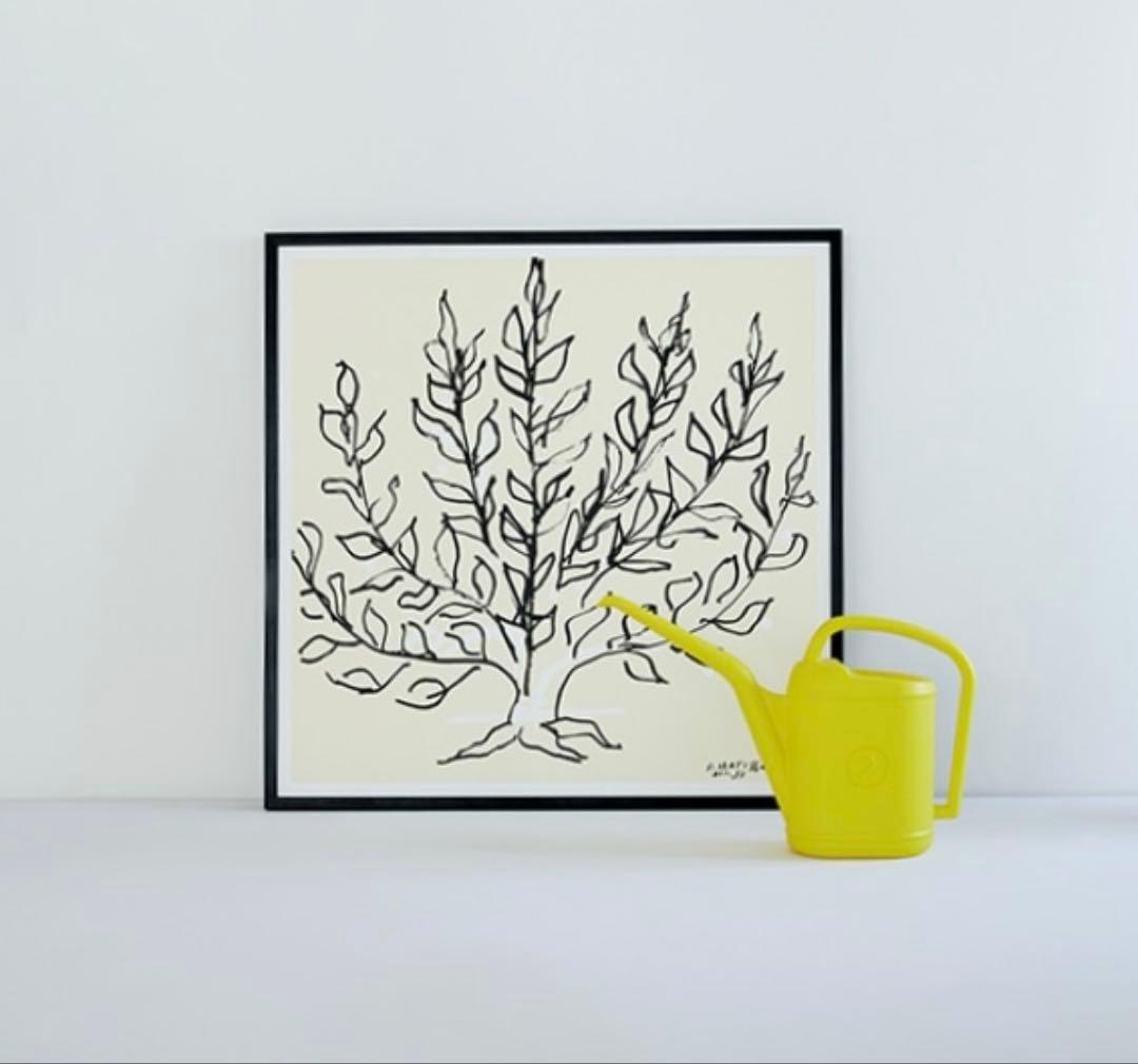【IDEE】アンリ・マティス 低木 ブラックフレーム ポスター　イデー