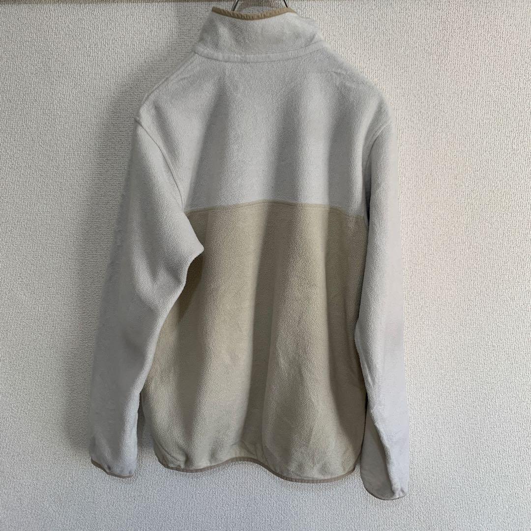 パタゴニア　シンチラ スナップT フリース　ベージュ　オフホワイト