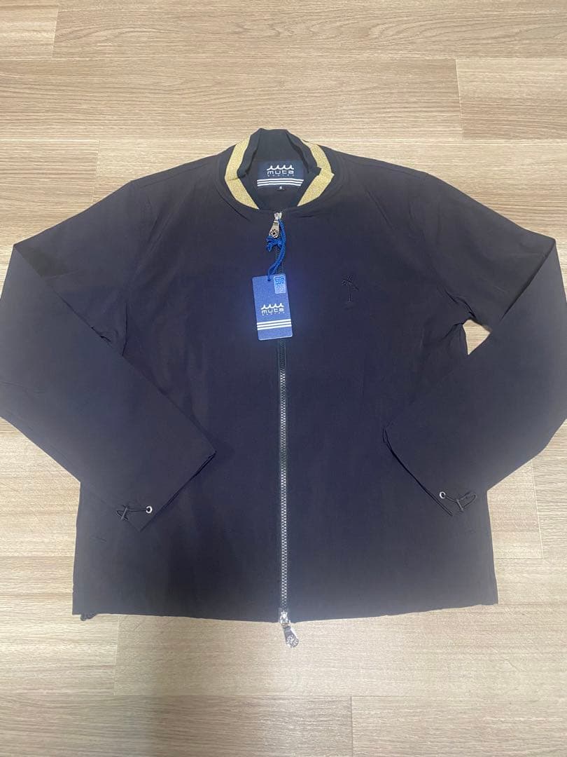新品　未使用　ムータマリン　ゴルフ　ジャンバー　黒　サイズ5 M L メンズ