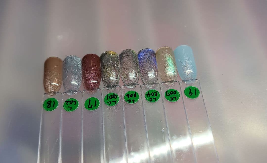 まとめ売り 37色ラメジェル マグネットジェル サンプル付 ジェルネイルセット