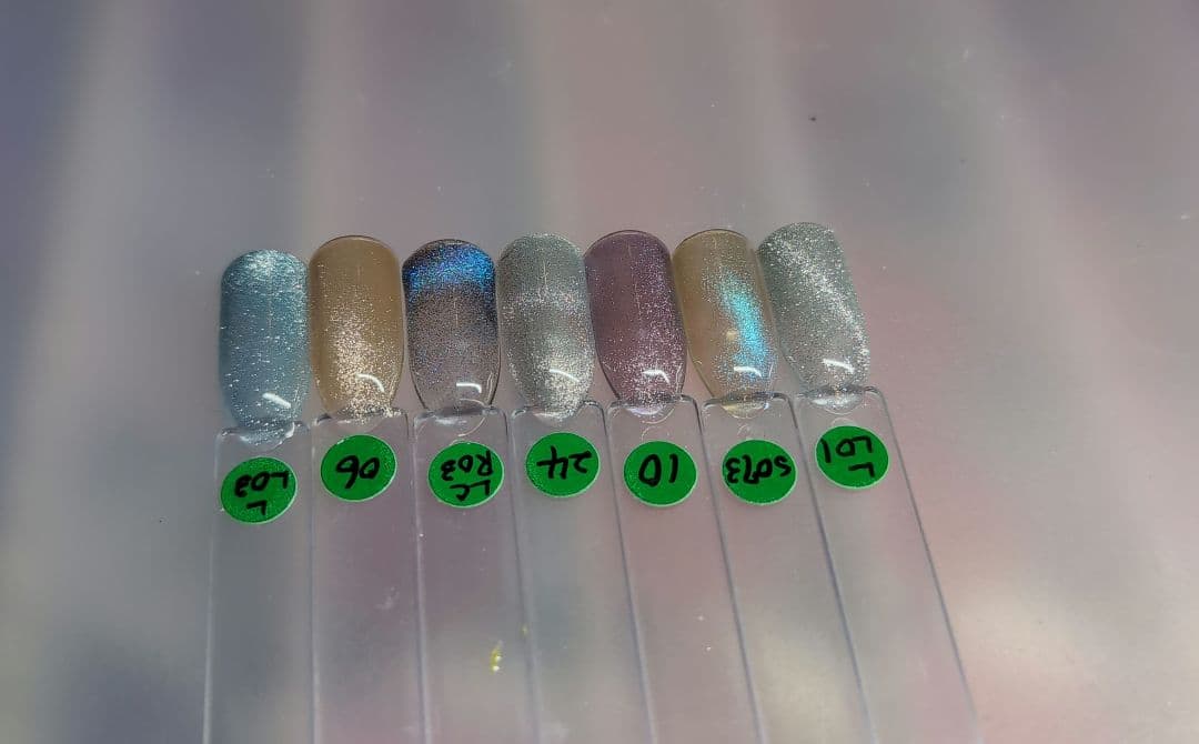 まとめ売り 37色ラメジェル マグネットジェル サンプル付 ジェルネイルセット