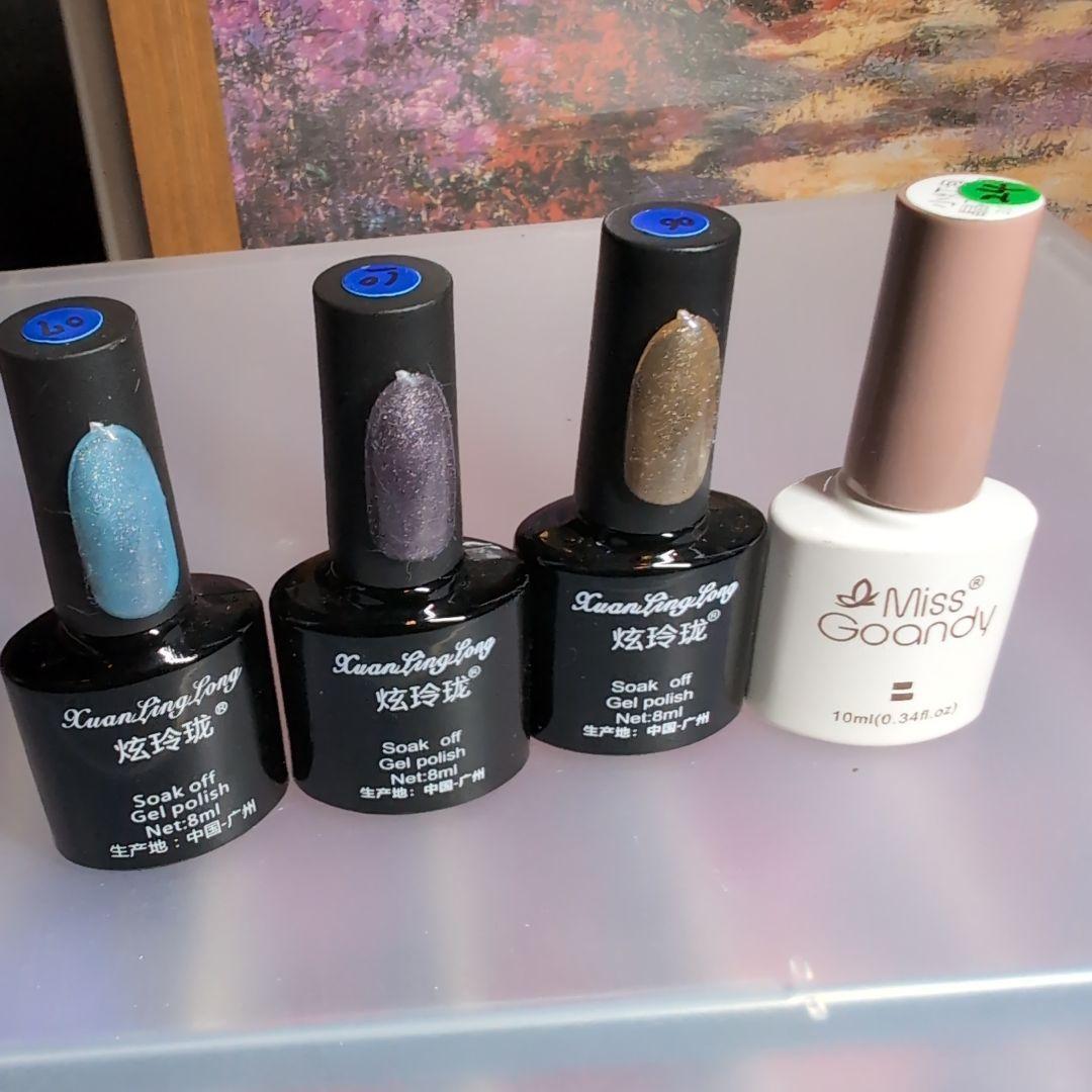 まとめ売り 37色ラメジェル マグネットジェル サンプル付 ジェルネイルセット