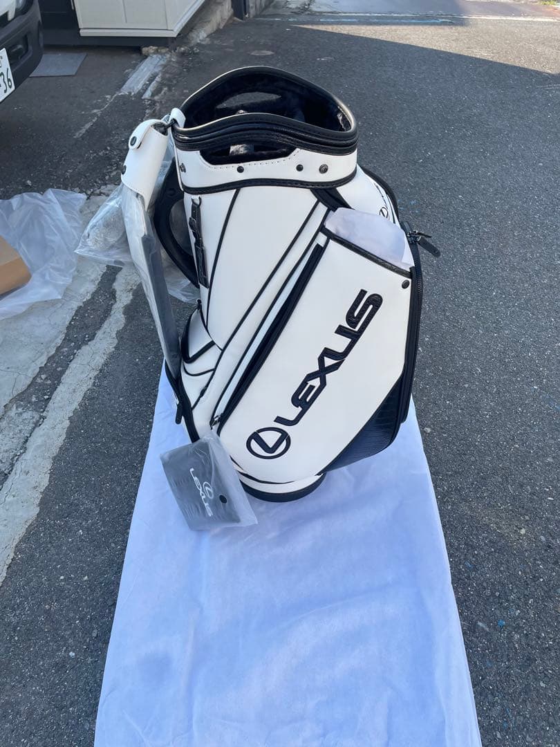 非売品Lexus キャディバッグ ホワイト