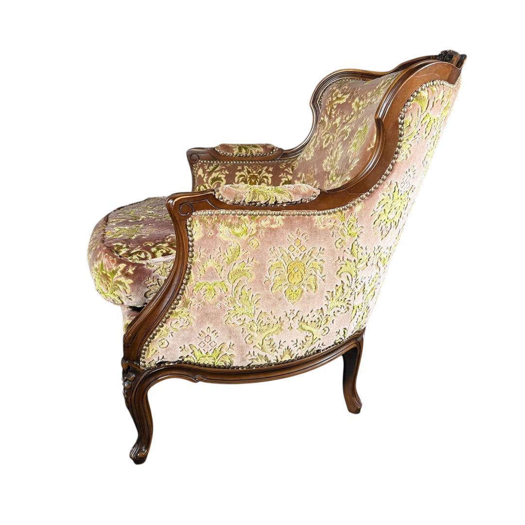 HR385 カリモク DOMANI ルイ15世 ロココ調　猫足 シングル