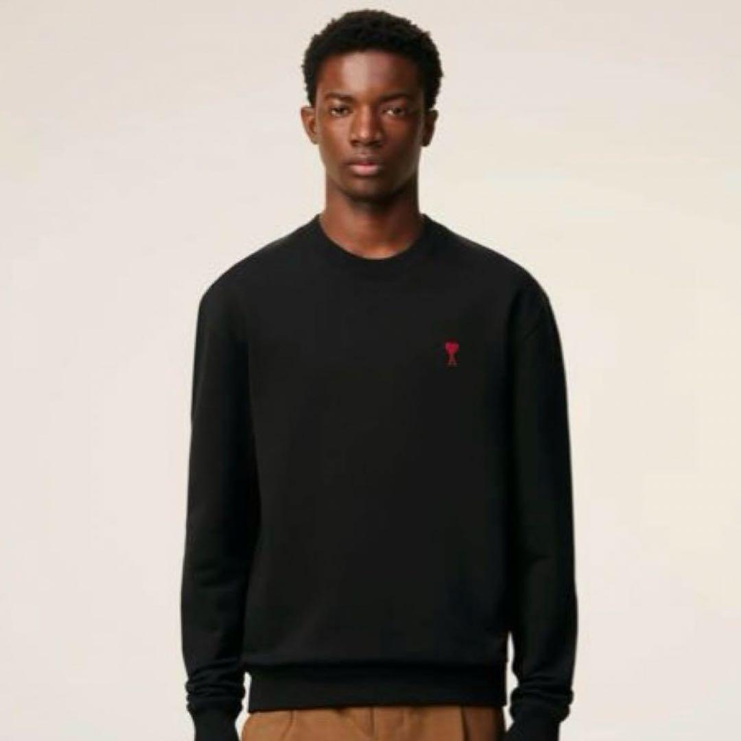 新品未使用 Ami Paris トレーナー スウェット 黒 ブラック L