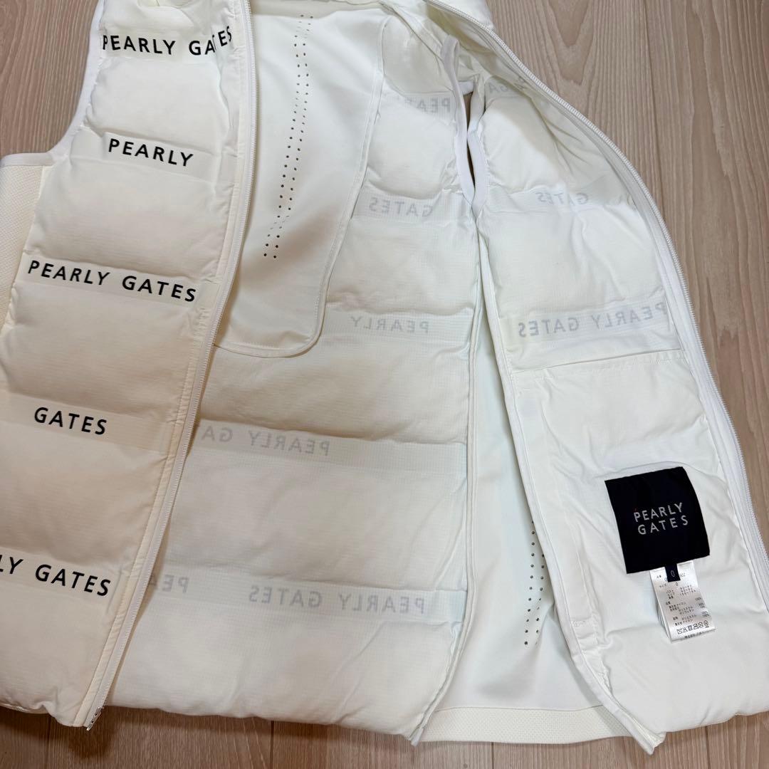mai　 PEARLY GATES フード付きダウンベスト　０サイズ