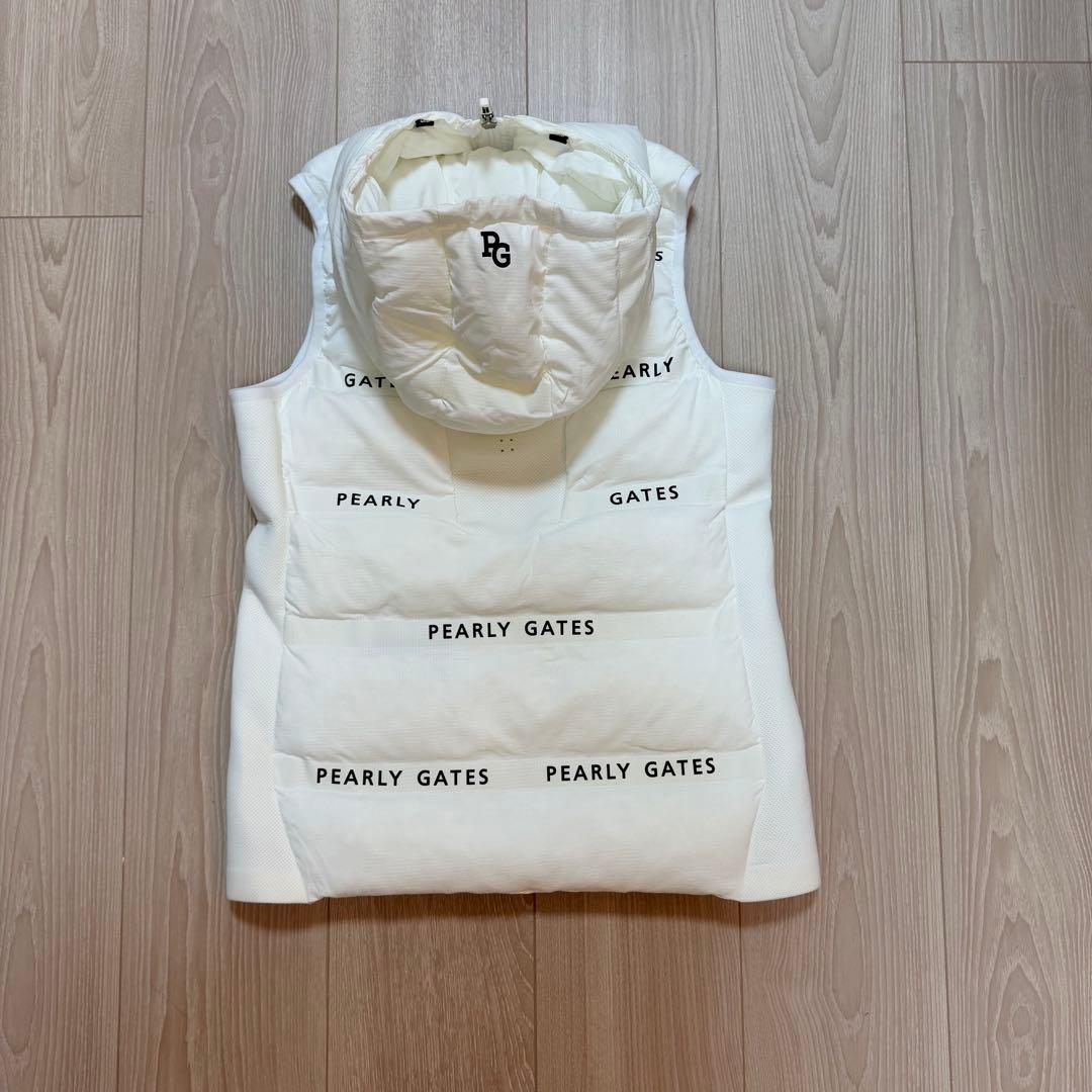 mai　 PEARLY GATES フード付きダウンベスト　０サイズ