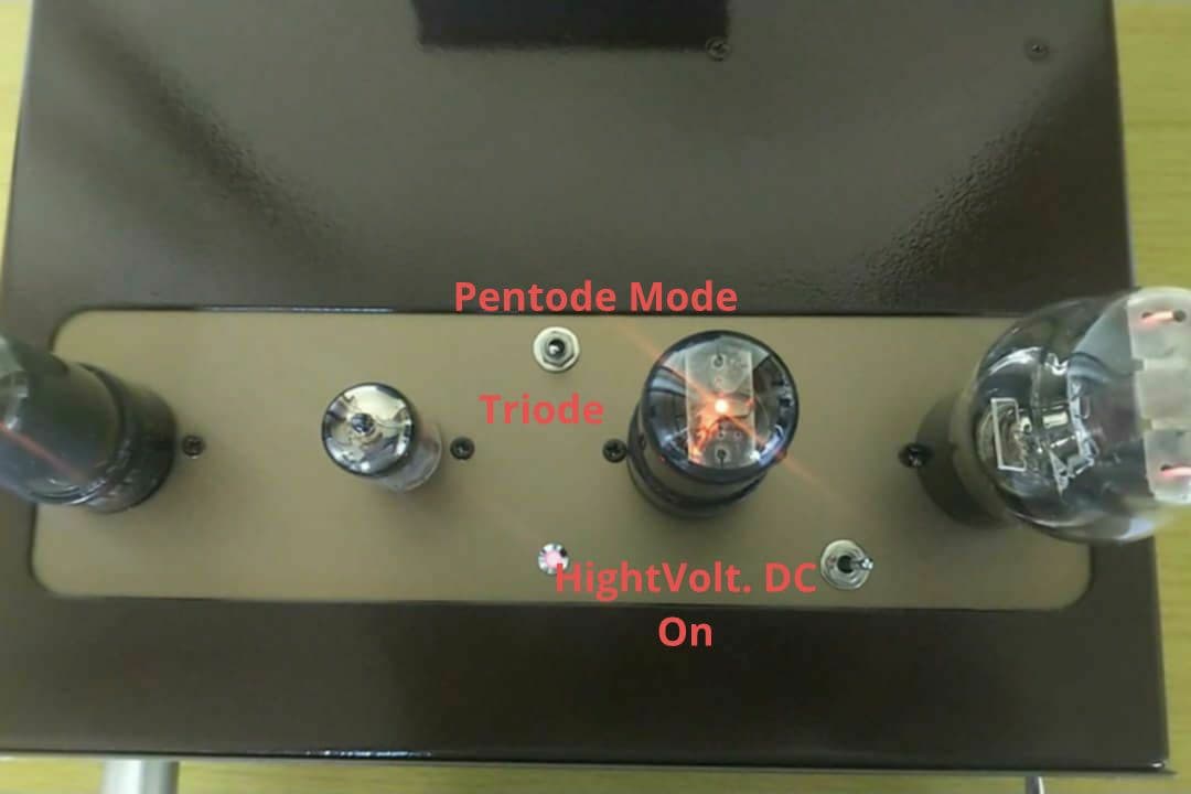 自作真空管アンプ 本体 6F6GT (6V6GT交換できる)シングル