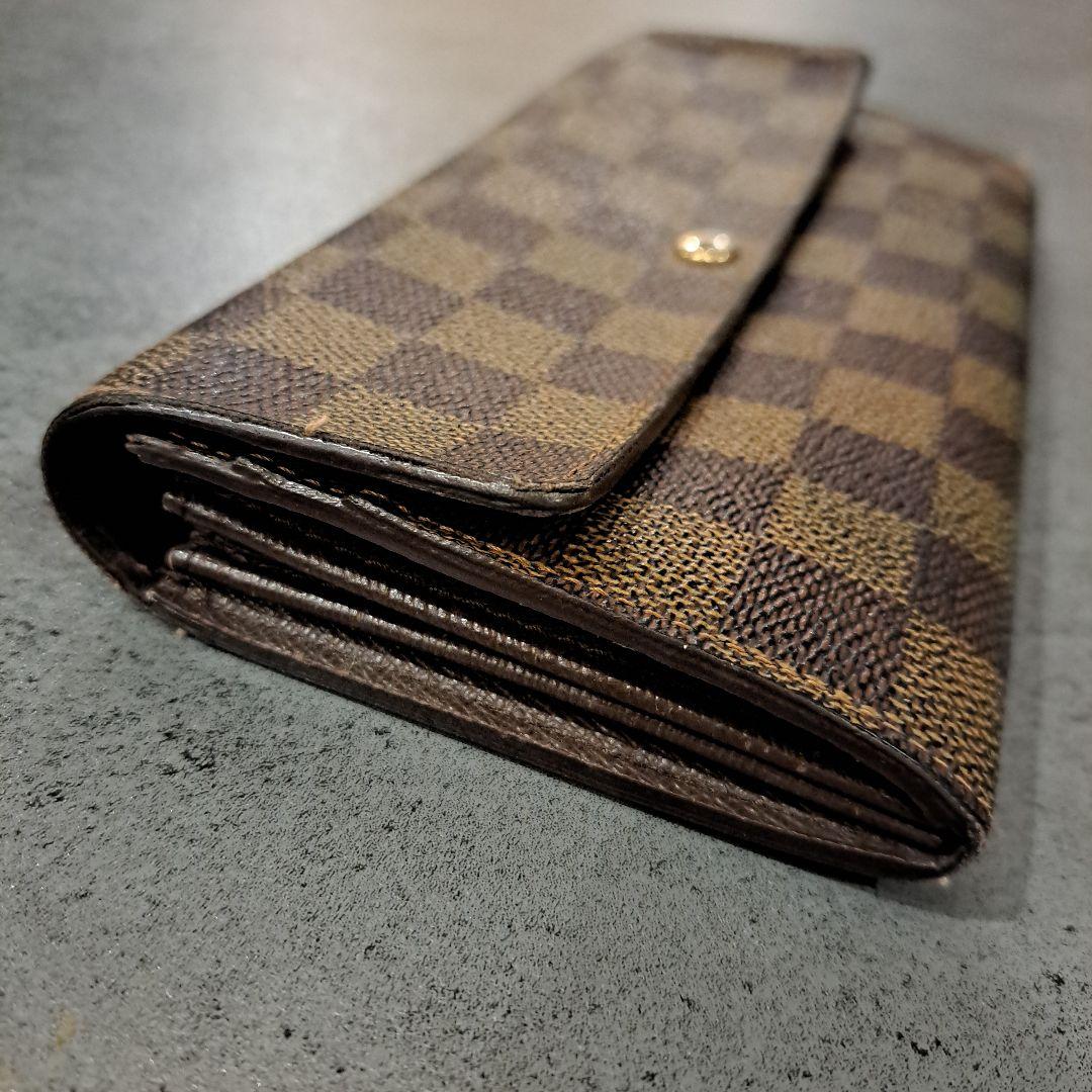 LOUIS VUITTON　 ダミエ　 長財布 　袋付き