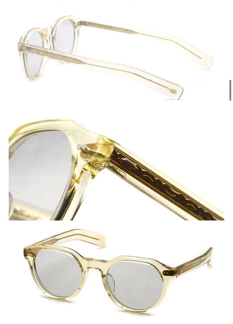 EYEVAN LUBIN(ECRU) サングラス クリアフレーム クラウンパント