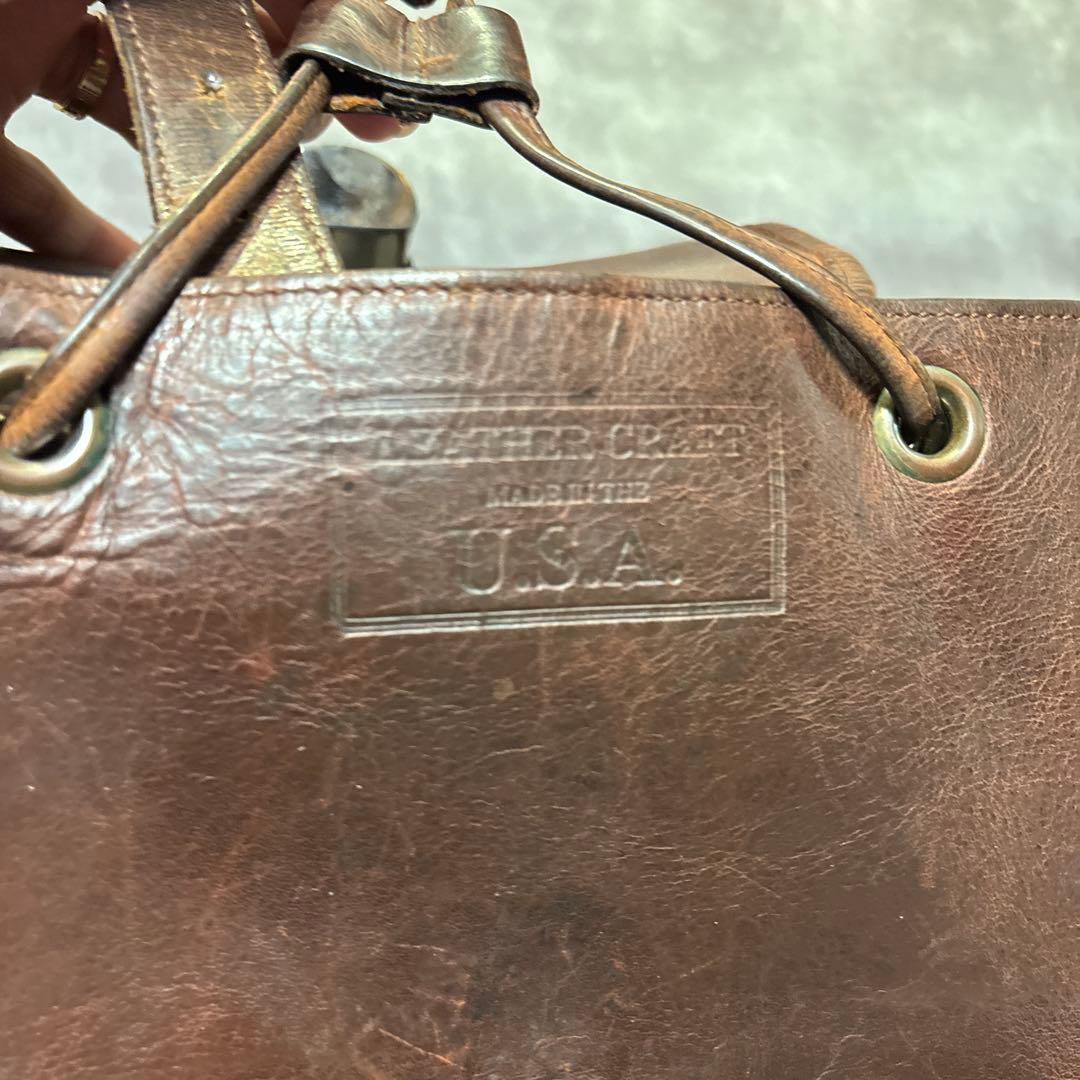 USA製 70s LEATHER CRAFT リュック ヴィンテージ レザー