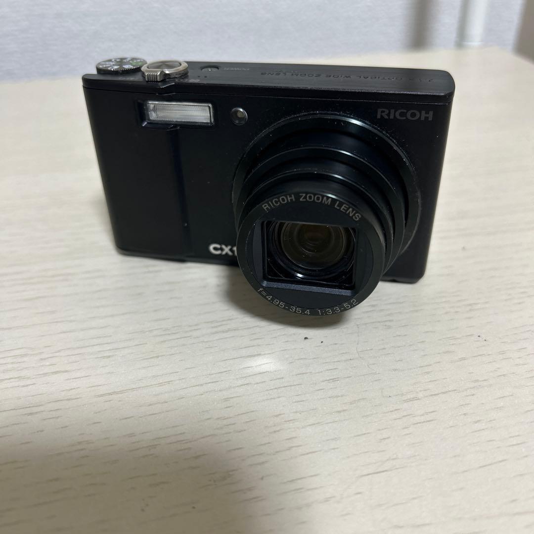美品✨動作確認済み　RICOH CX1 ブラック 予備バッテリー付き
