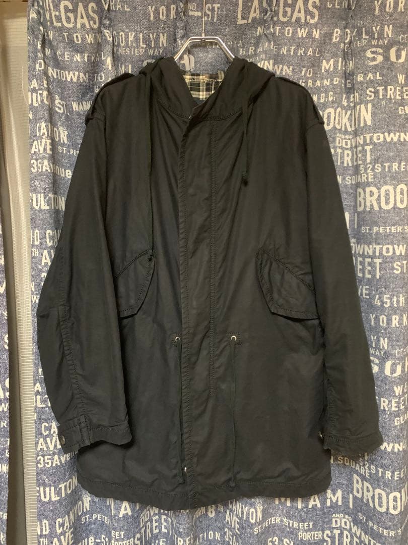 comme des garcons homme モッズコート　着画像あり