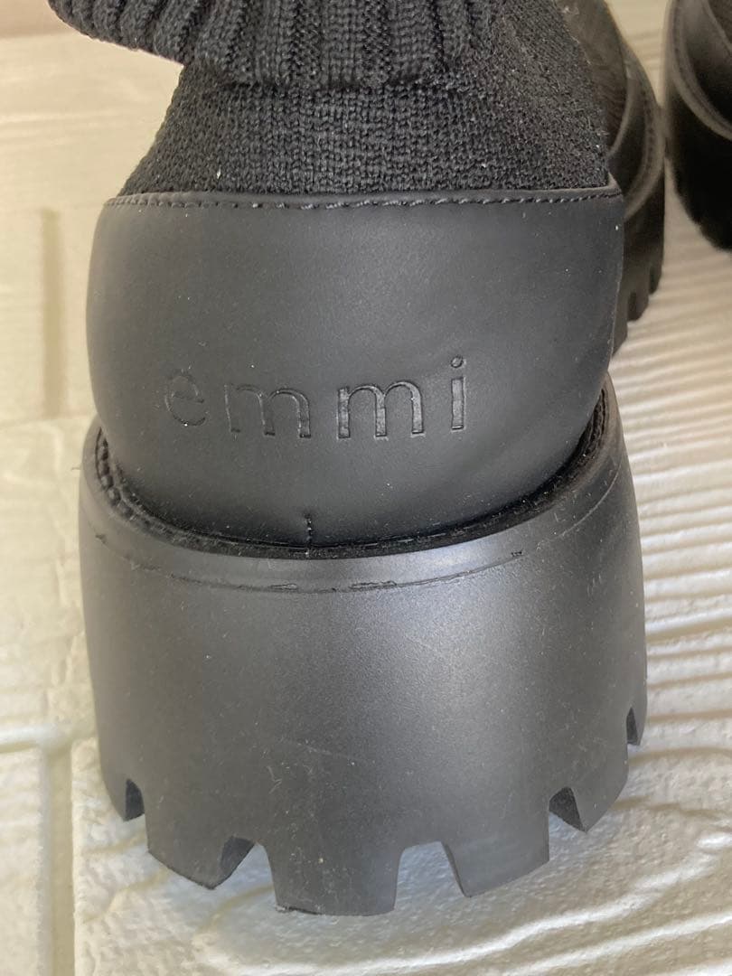 emmiニットブーツ ブラック　24㎝