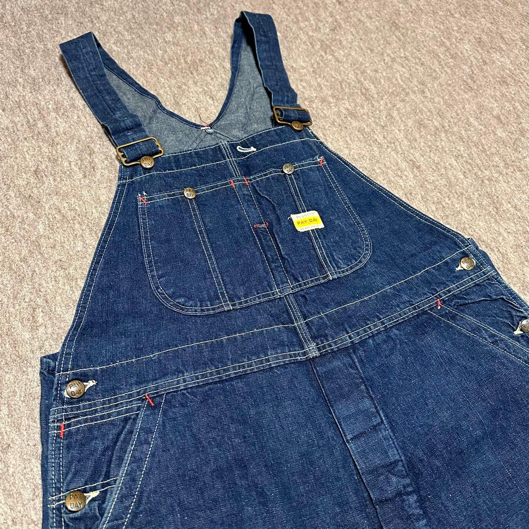 PAYDAY デニムオーバーオール 濃紺 美品 PENNEY'S 50s 60s