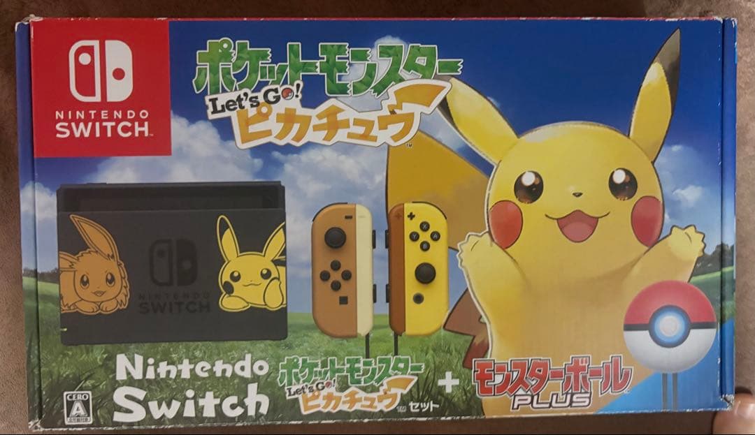 Switch 本体　ピカブイ　ポケットモンスター　モデル　　レッツゴーピカチュウ
