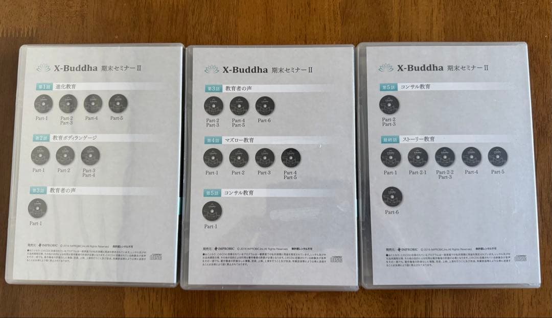 X-Buddha 期末セミナー セット