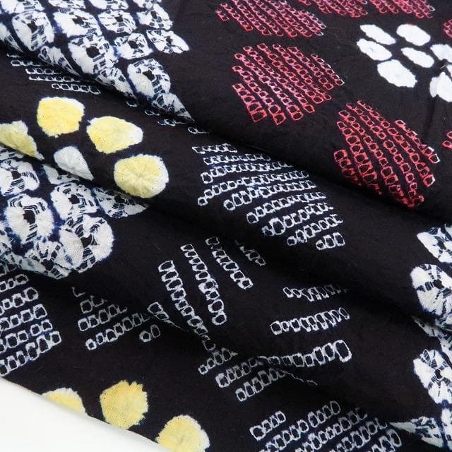 Y1162◆有松鳴海絞り 綿 洗える夏着物 手縫い仕立て 高級浴衣 着物