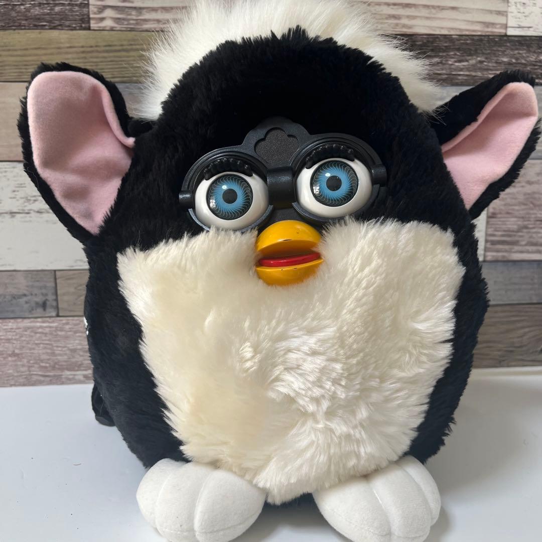 ファービー　初代　リュック　バックパック　鞄　furby　グレー　#7