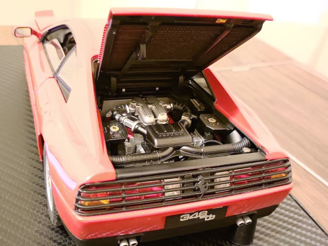 合*3様 hotwheels ELITE Ferrari 348tb 赤 1/1