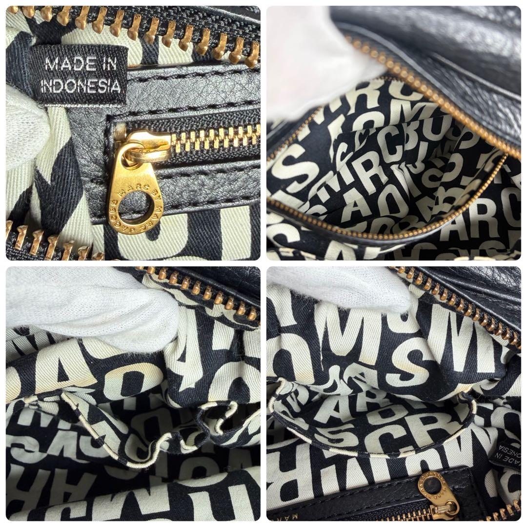 MARC BY JACOBS ハンドバッグ ホーボー レザー Y2K ブラック