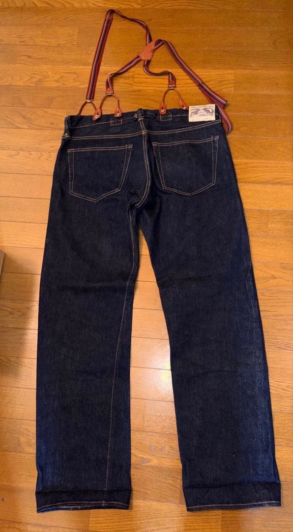 と*も様 ダリーズ &コーL201 デニム日本製復刻 シンチバック サスペンダー