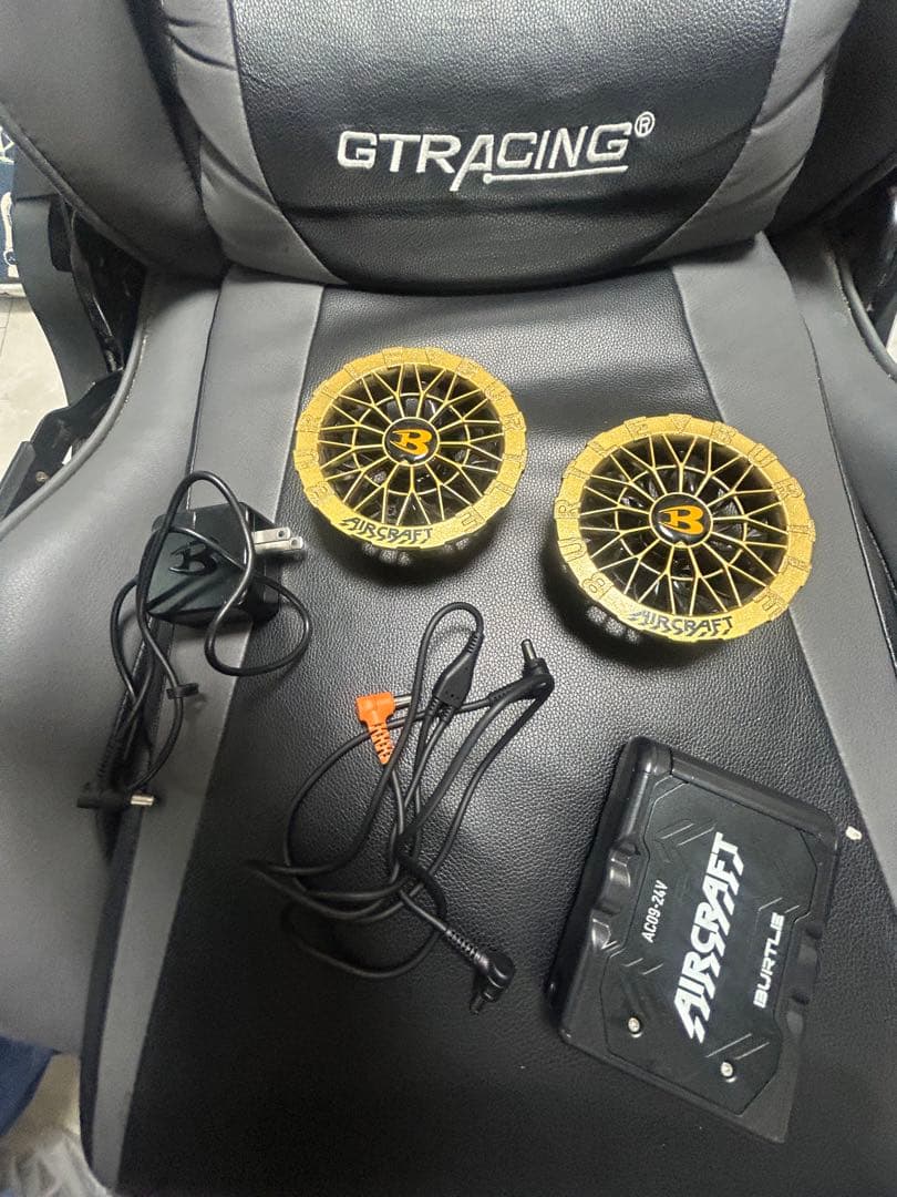 エアソフトファンセット イエロー　箱無し