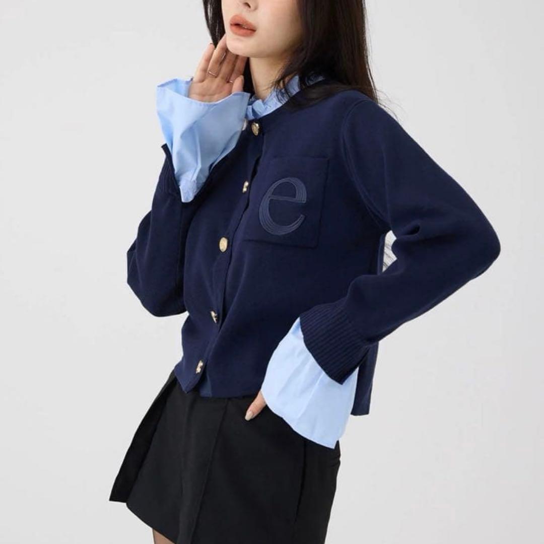 極美品＊Attached collar カーディガン eimy istoire