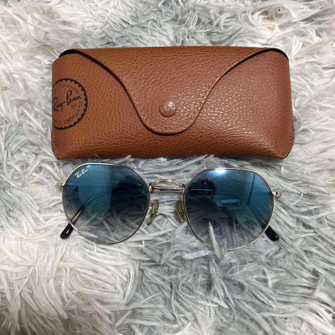 Ray-Ban ラウンドサングラス ケース付き