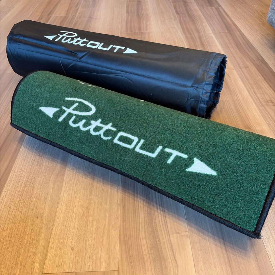 PuttOUT(パットアウト)　ラージパターマット 美品 ケース付