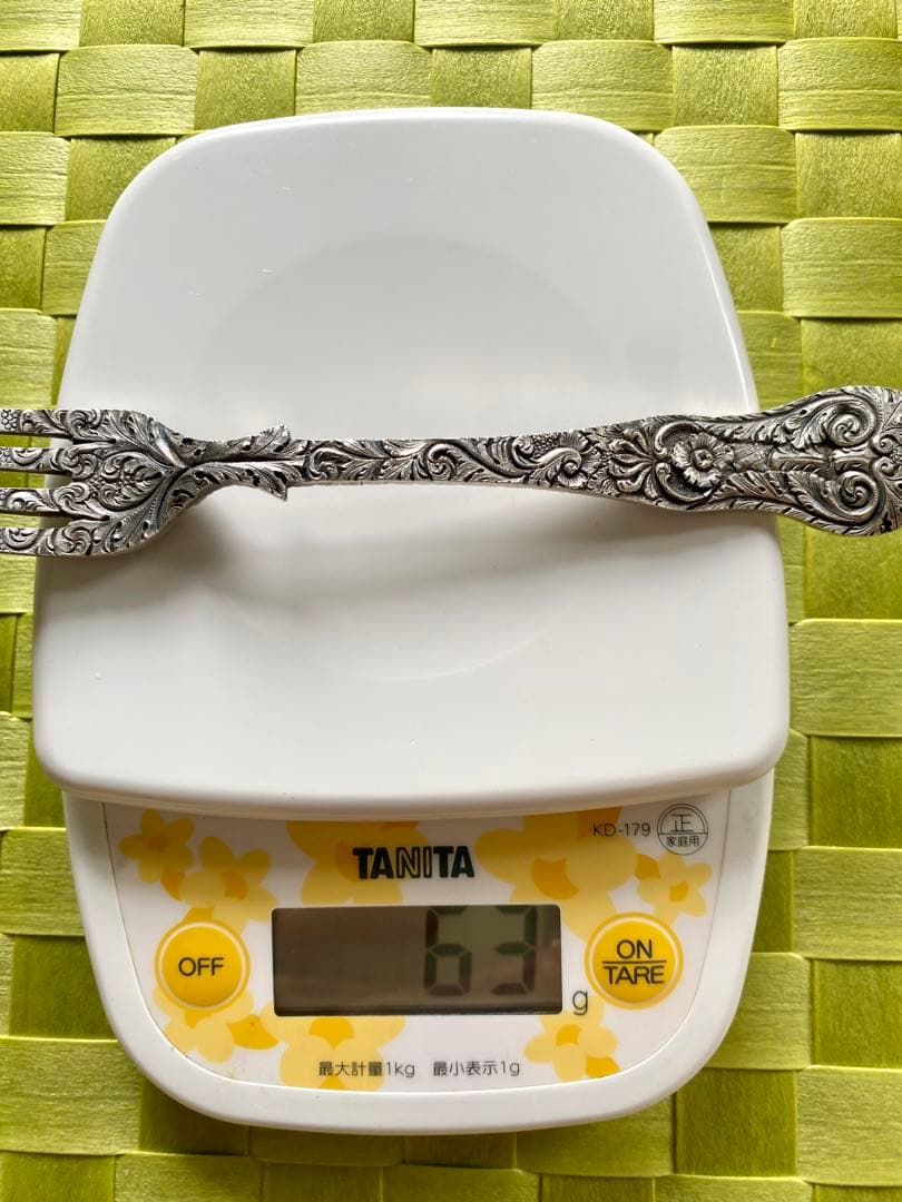 【1800年代】イングランド銀製カトラリー ３本セット