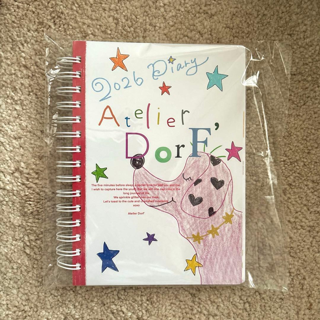 【早い者勝ち】Atelier DorF' スケジュール帳　かとうあいり　ドルフ