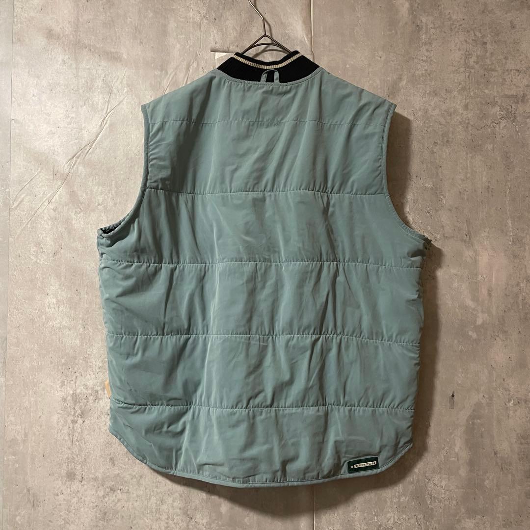 Burtonバートンスキーウェアスノーボードジャケットボアベスト水色青ブルー希少
