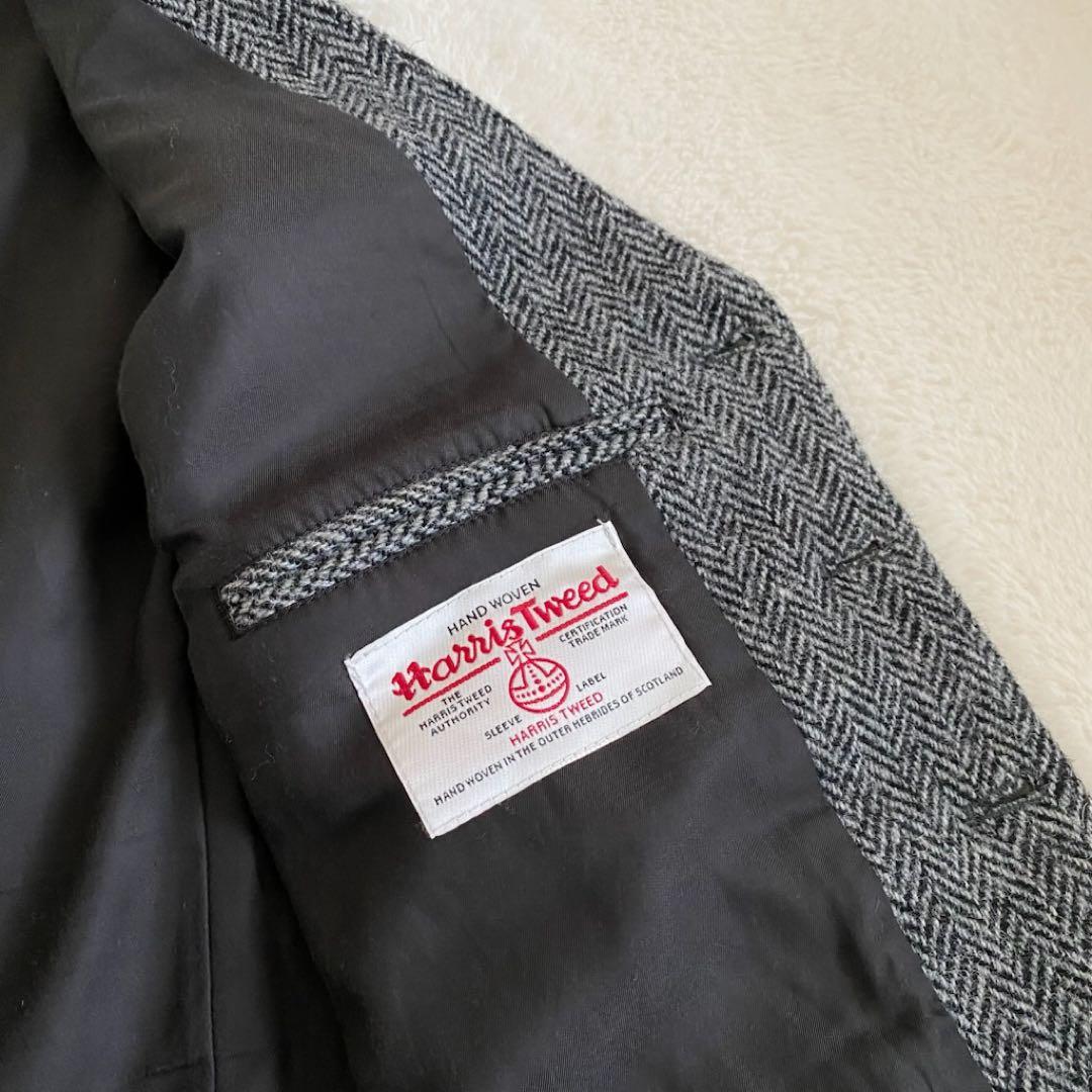【美品】アーバンリサーチ　ハリスツイード　ヘリンボーン　ジャケット　ベスト　L