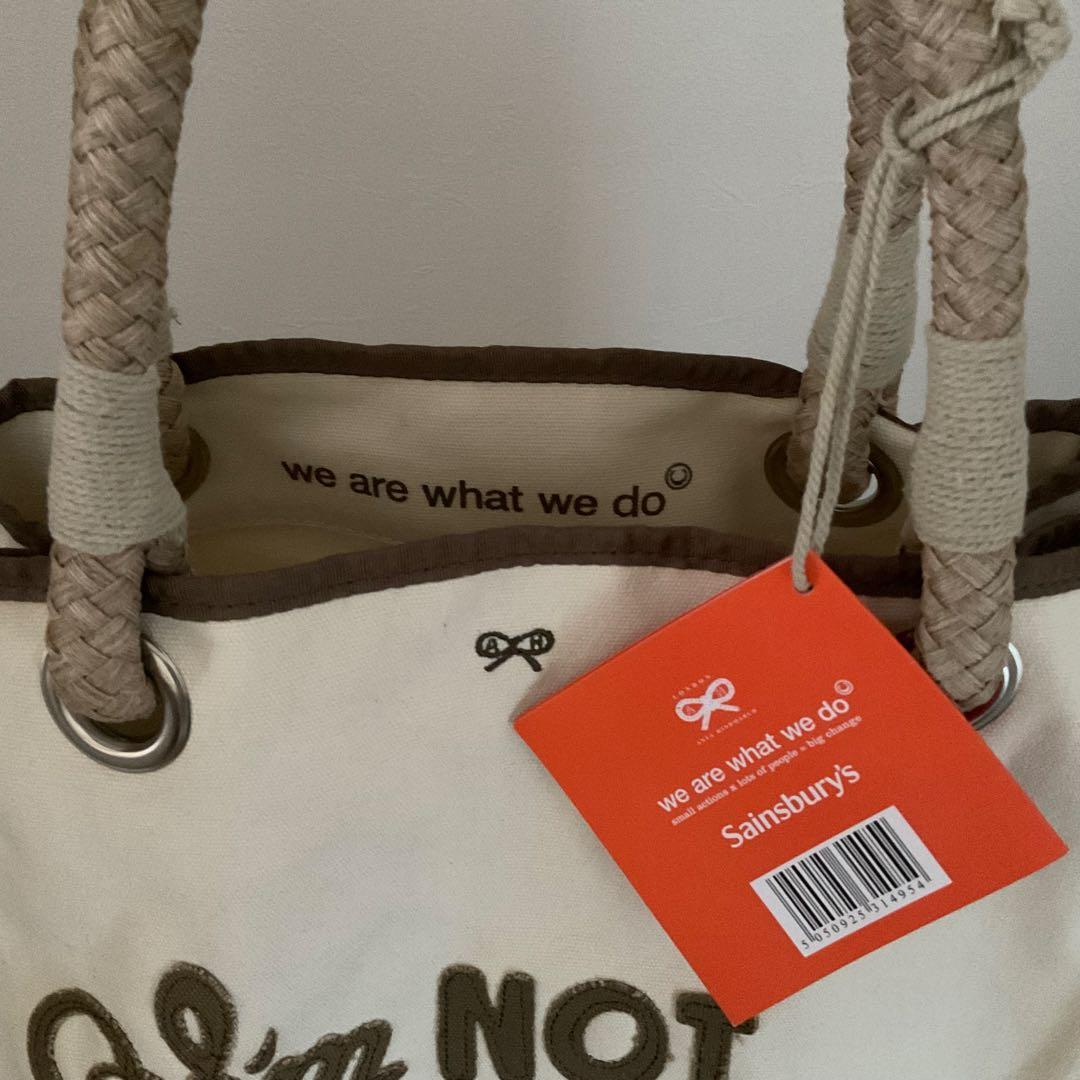 アニヤ・ハインドマーチ I’m not a plastic bag ブラウン