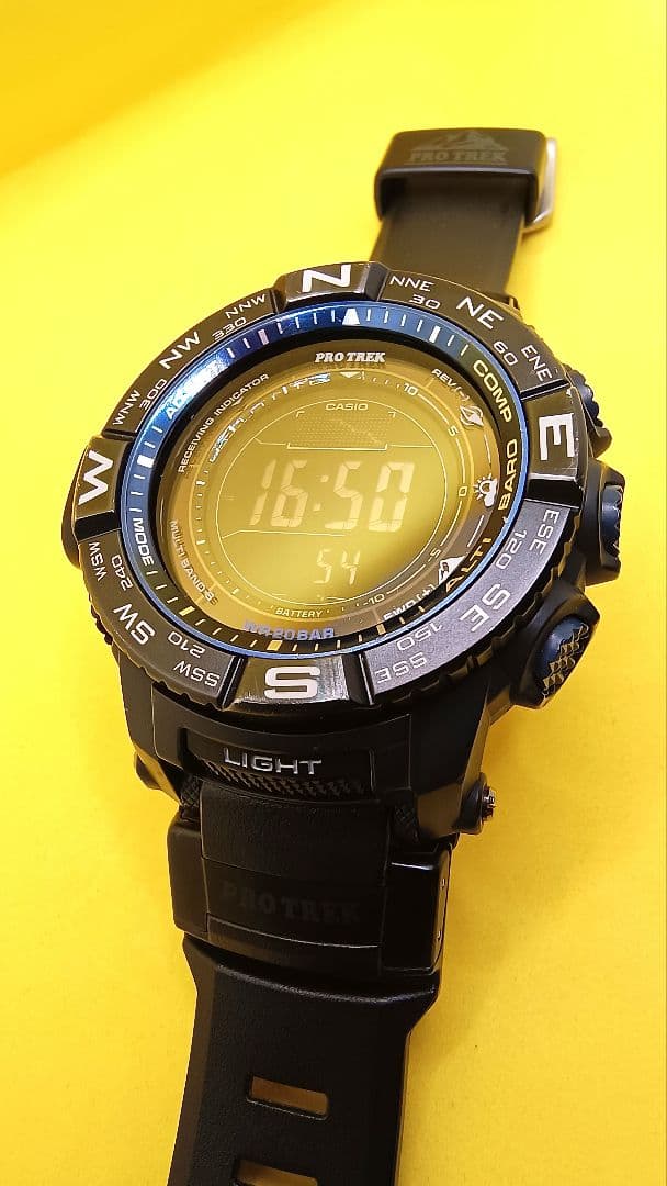 20気圧！PROTREK PRW-3500Y-1JF ソーラー 　温度気圧高度計