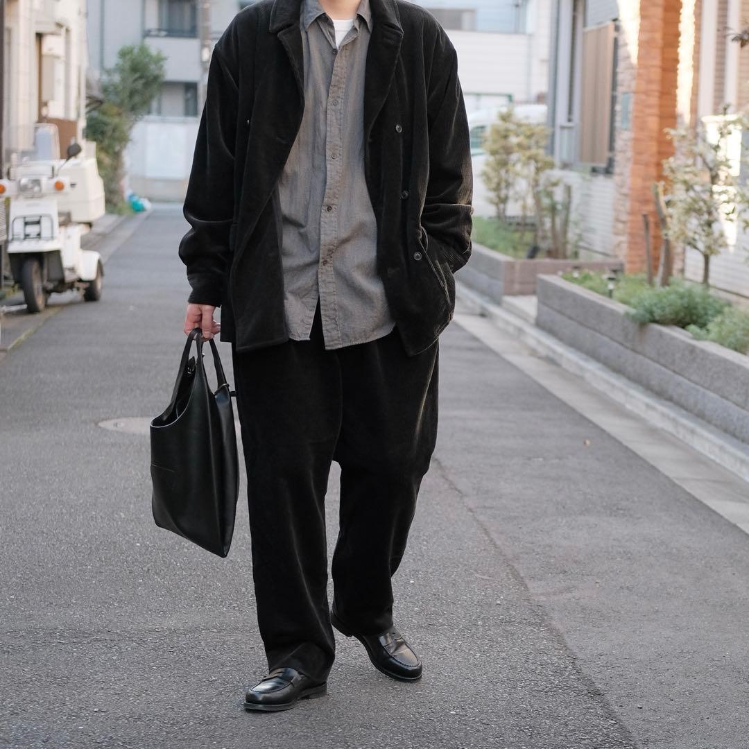 kaptain sunshine ツータックコーデュロイスラックス