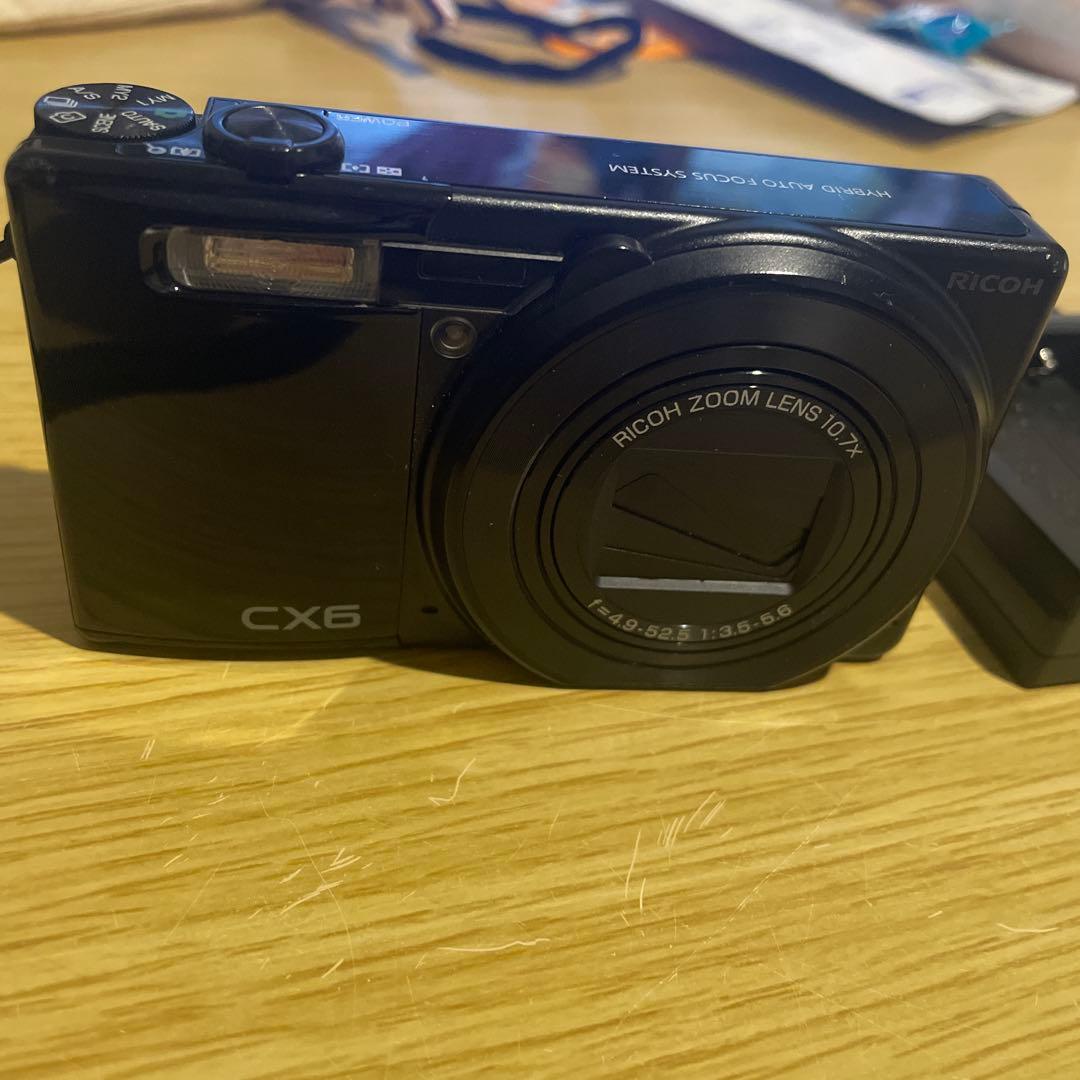 RICOH CX6 コンパクトデジタルカメラ　 動作確認済　互換品充電器付