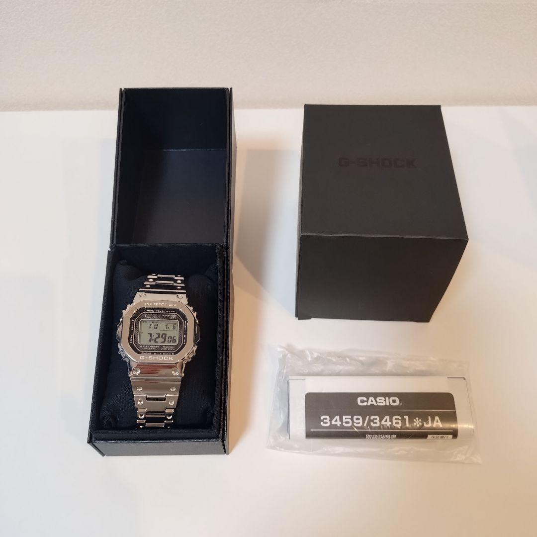 G-SHOCK 腕時計 シルバー フルメタル GMW-B5000D-1JF