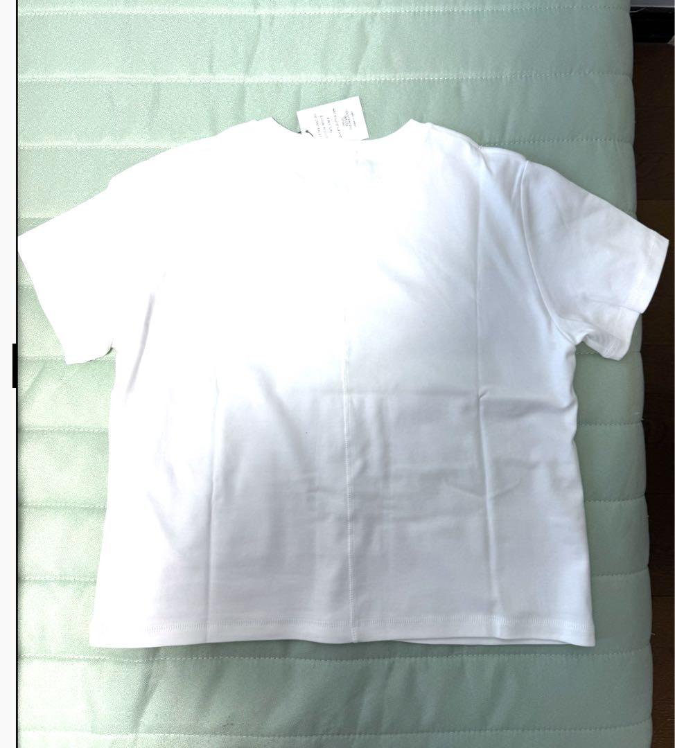 meravel simple comfortable Tee　White