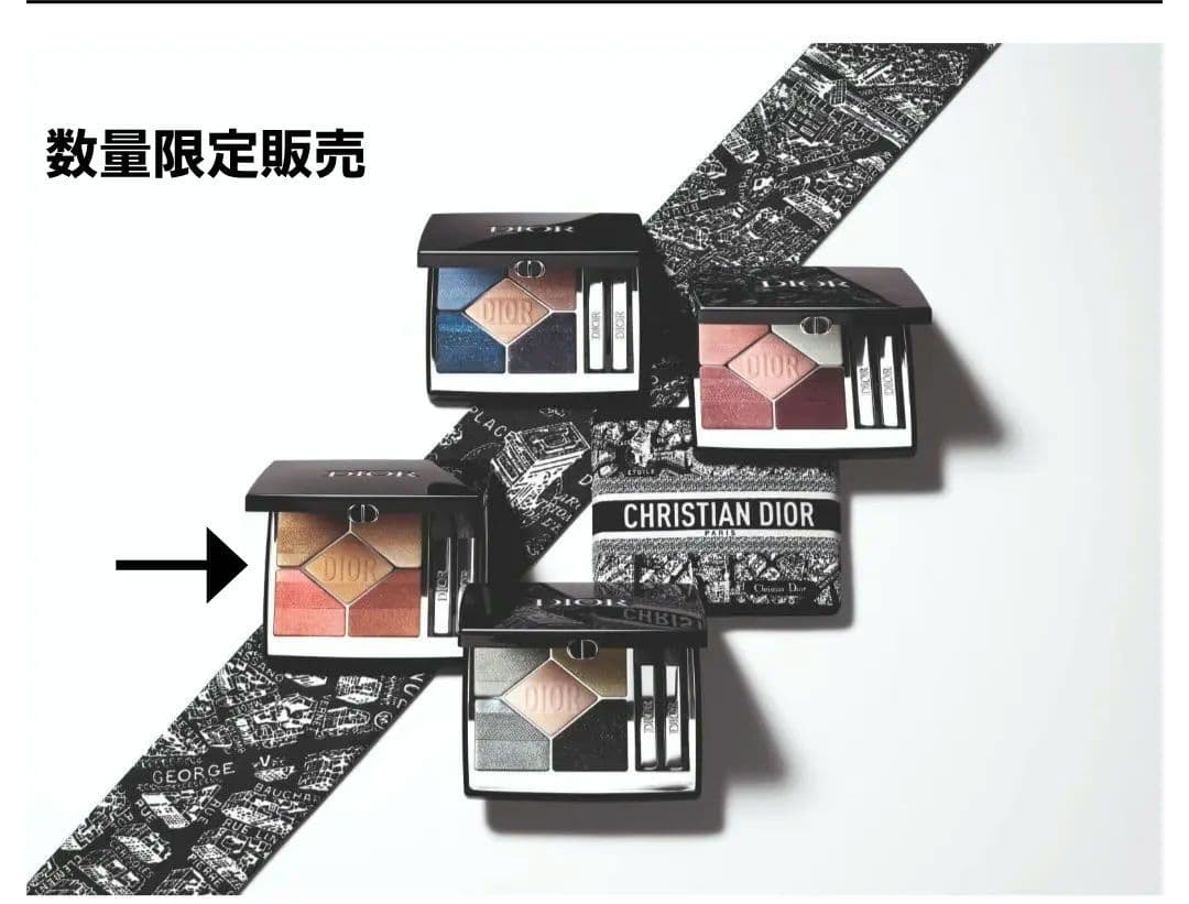 DIOR 数量限定ポーチ付きサンククルールアイシャドウ