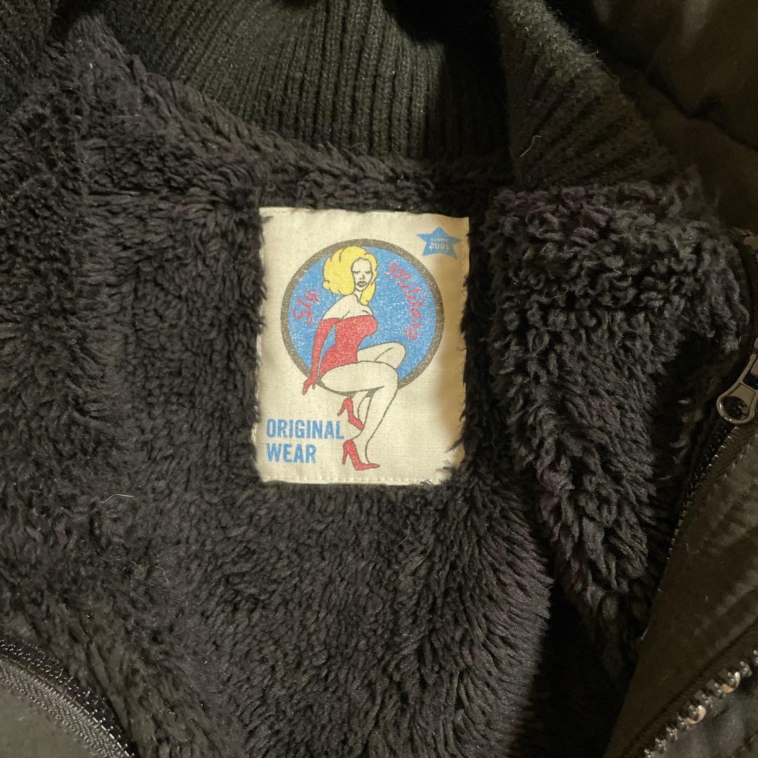 レア✨00s y2k SLY N3Bラクーンファー　ボアライナー　モッズコート