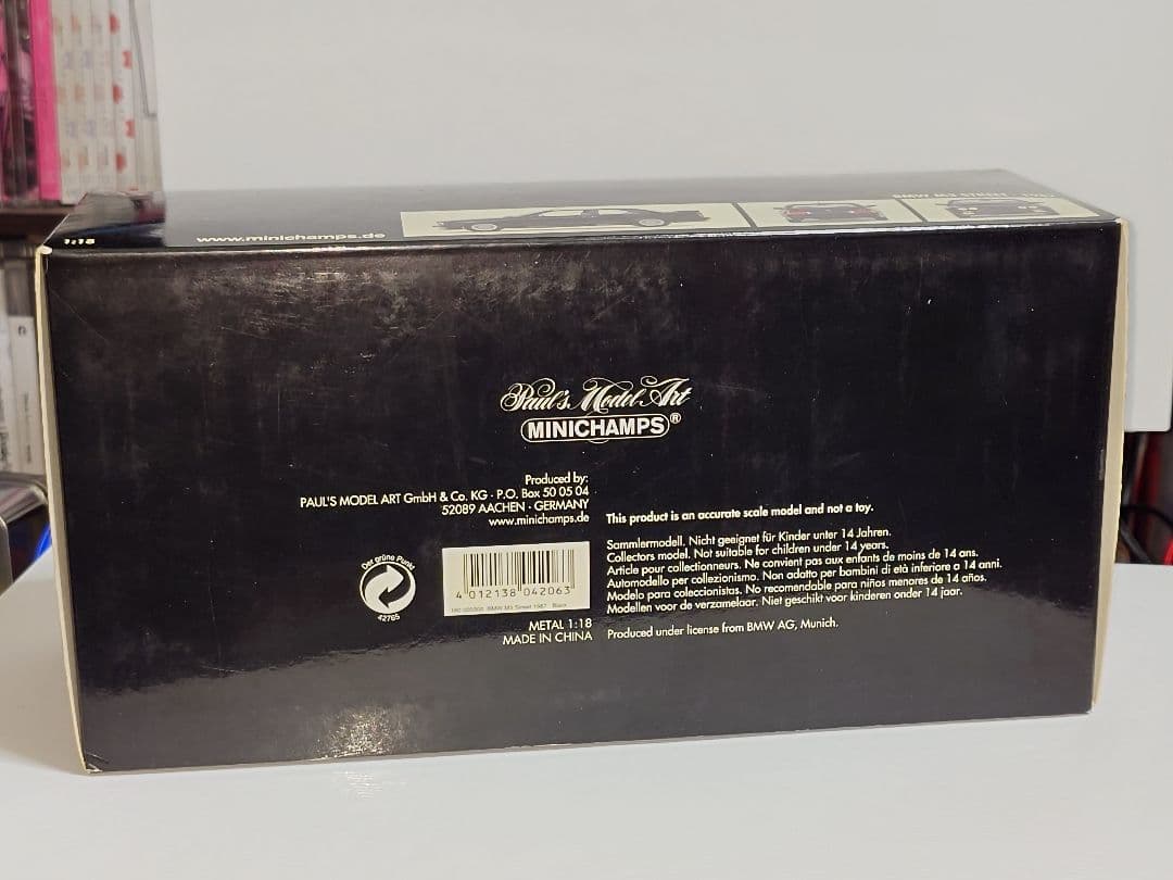 ミニチャンプス  M3 ストリート 1/18 ミニカー ブラック
