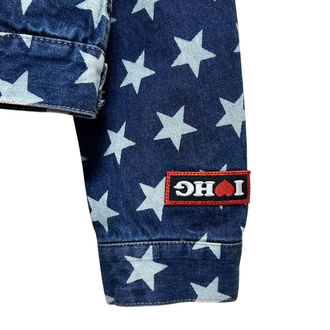 美品 ヒステリックグラマー デニムジャケット Gジャン 星 ワッペン