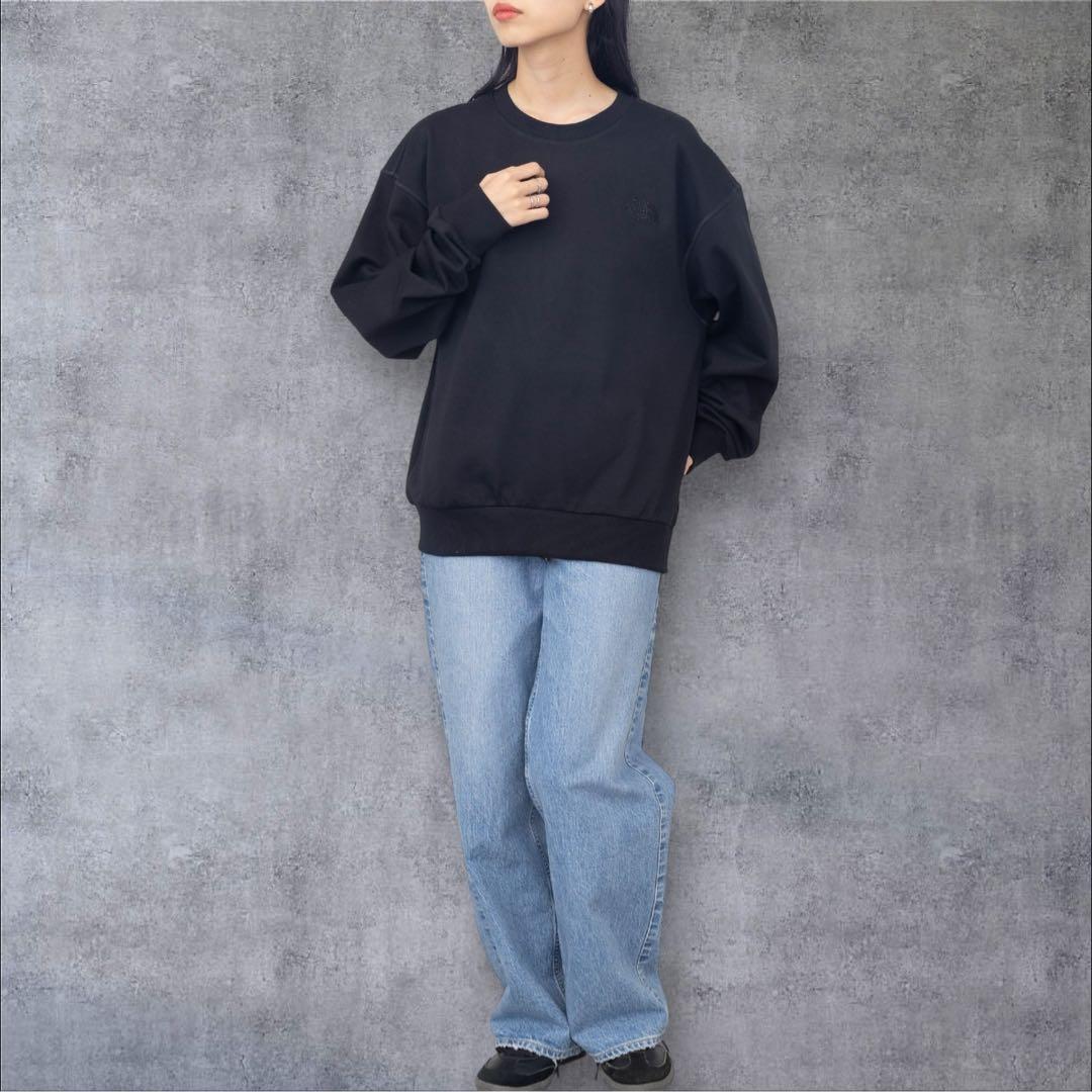 ノースフェイス GO-TO SWEATSHIRTS スウェット ロゴ刺繍 M