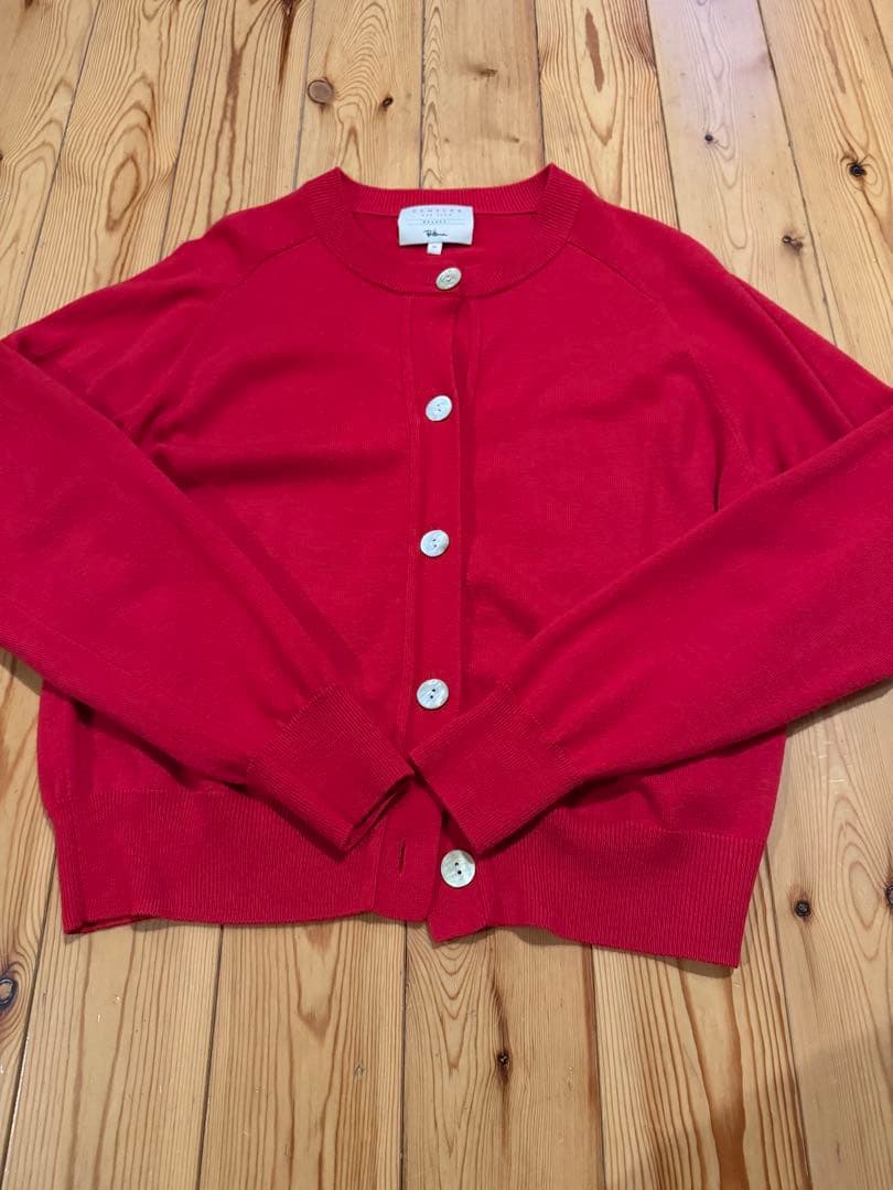ロンハーマン別注DEMYLEE 赤ニットカーディガン