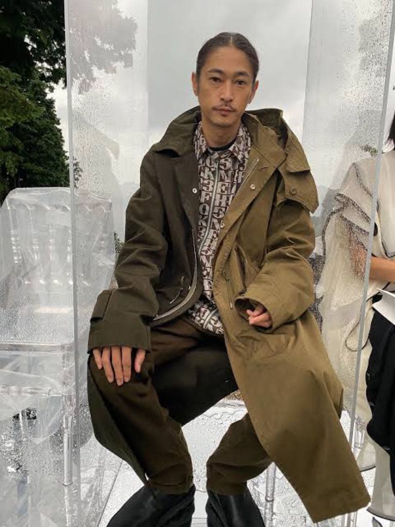 sacai x Ten C テンシー モッズステンカラードッキングコート 46