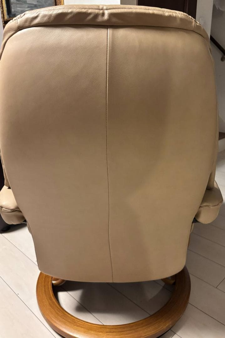 まことくん EKORNESストレスレスリクライニングチェア本革 オットマン