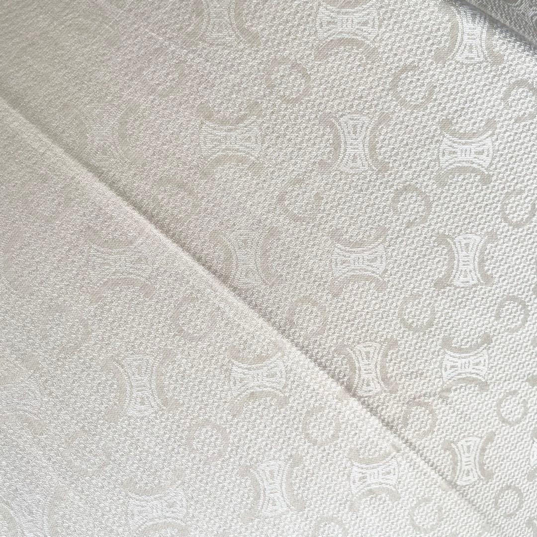 【eiko】CELINE セリーヌ 長傘 Cマカダム ブラゾン 伸縮