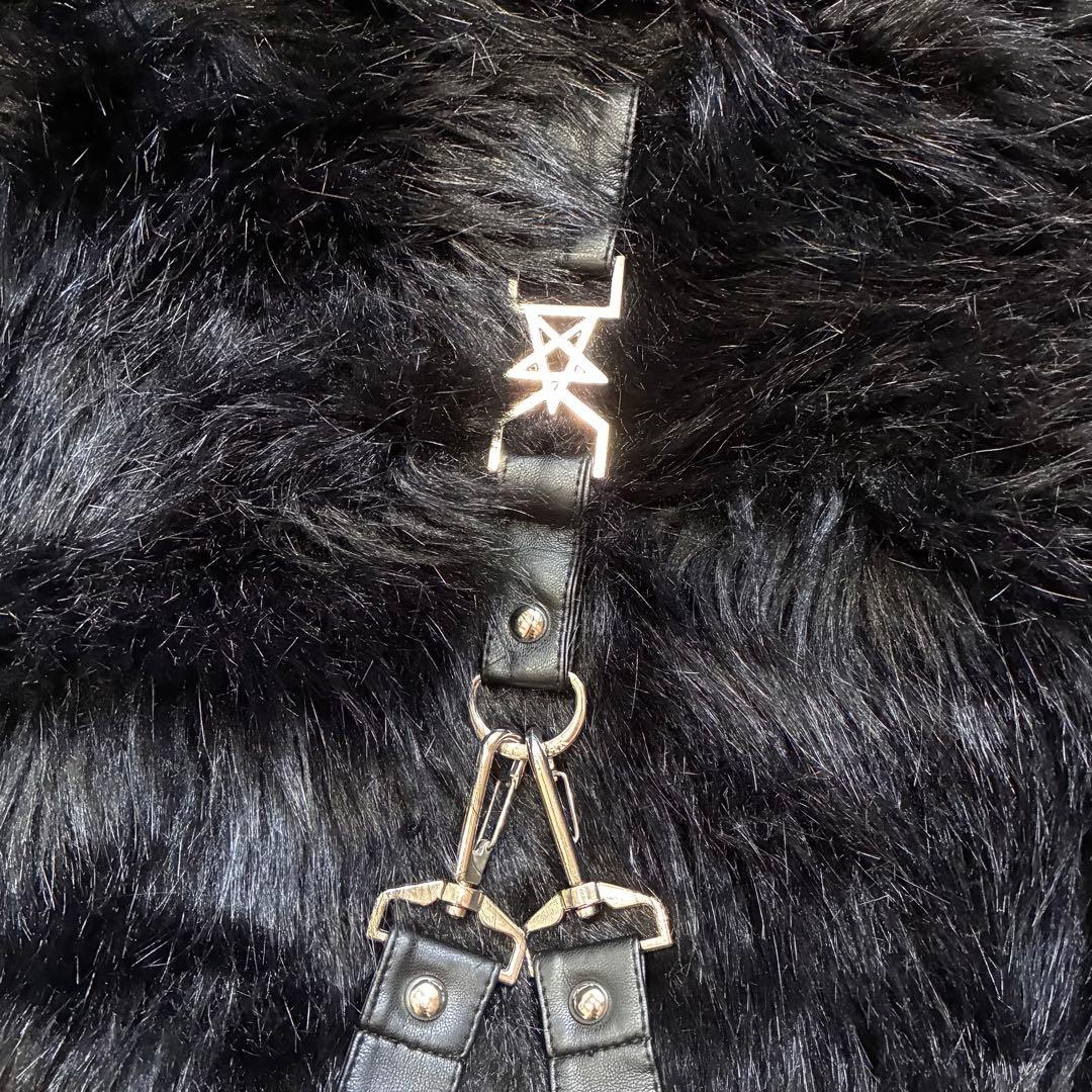 ジャケット・アウター KILLSTAR Night Creature Faux-Fur Jacket